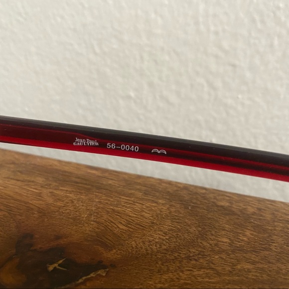 ORIGINAL VINTAGE BLACK JEAN PAUL GAULTIER 56-0040 SUNGLASSES - Picture 4 of 6